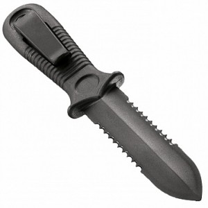 FAB Нож для конвертов, стилизованный под заточку "стилет" LO, цвет - black (FAB-LO-BLK)