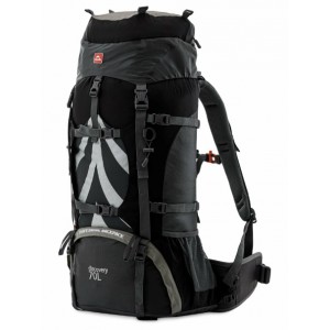 Рюкзак Naturehike NH70B070-B 70 л чёрно-серый, арт. 6927595709009 [NATUREHIKE]