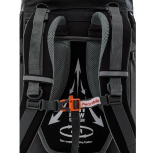 Рюкзак Naturehike NH70B070-B 70 л чёрно-серый, арт. 6927595709009 [NATUREHIKE]