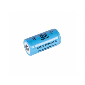 Аккумулятор (BlueMAX) (CR123) 16340 3.7 Li-lon 700mAh PROTECTED