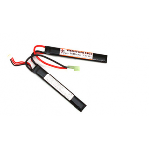 АКБ iPower 7.4V LiPO 1450mAh 20C ALP1450R4-2S-Nunchuck 7x16.5x116 х2 двухлепестковый T-Коннектор