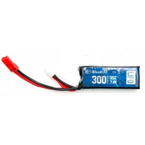 АКБ BlueMAX 300mAh 7.4V Li-Po Battery (JST) for HPA