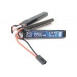 АКБ BlueMAX 11.1V Lipo 2200mAh 20C triple 3x (10x20x102) М-серия цевье, приклад