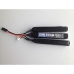 АКБ BlueMAX 11.1V Lipo 3000mAh 20C triple 3x (17.6x25x128) М-серия цевье, приклад