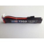 АКБ BlueMAX 7.4V Lipo 1300mAh 20C stick 13.5x21x128mm приклад весло, крейнсток, АК под крышку