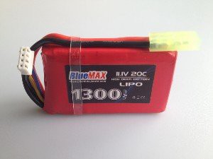 АКБ BlueMAX 11.1V Lipo 1300mAh 20C stick (PEQ/AN-15) 17x43x65mm AUG, P90, MP-40, ПКМ, РПК, M-249,во все приклады весло