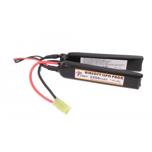 Аккумулятор Li-po 2200H20C mAh 7.4V двухлепестковый 100*20*10 (iPower)