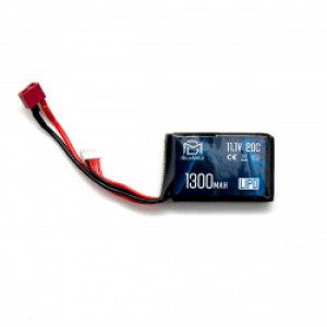 Аккумулятор BlueMAX 11.1V 1300mah 20C mini AN/PEQ или приклад (Li-Po) 17*40*65 Т-РАЗЪЕМ