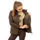 Куртка с капюшоном женская "Fossa" (нейлон, коричневый) [NOVATEX]