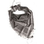 MilTec шарф шемаг белый/черный хлопок 110*110 см