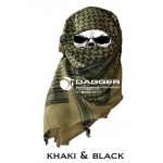 АРАФАТКА Tactical Shemagh Khaki/Black код DAGGER DI-9001