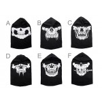 8FIELDS SKULL balaclava type A - black