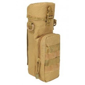 ПОДСУМОК Molle под 1л бутылку с плечевым ремнем 25x9cm(BK,OD,TAN)