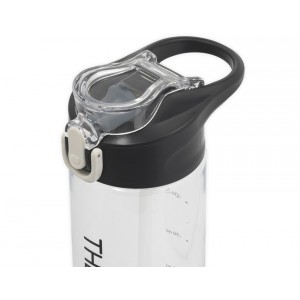 Бутылка для воды THEROPOD TP-23 0.75L, тритан, цвет прозрачно-чёрный, арт. TP-23-750-CL