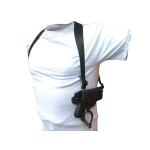 PlayTech Кобура кожаная плечевая и на ремень для Glock