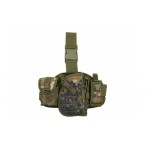 ACM Tactical Molle Leg Panel with holster Fecktarn