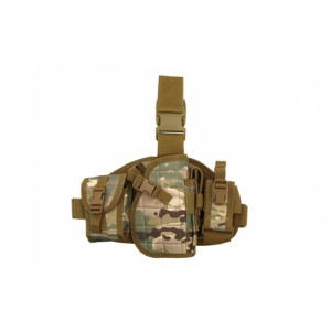 ACM Tactical Molle Leg Panel with holster Multicam