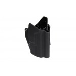 Tactical holster for G17L replicas with flashlight - black [FMA]