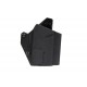 Tactical holster for G17L replicas with flashlight - black [FMA]