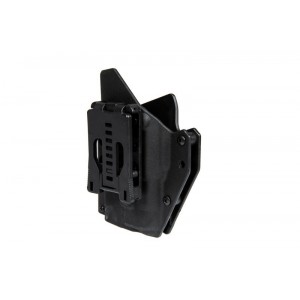 Tactical holster for G17L replicas with flashlight - black [FMA]