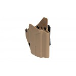 Composite Holster for G17 Replicas with Tactical Flashlight - Dark Earth [FMA]