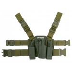 Holster w/Drop Leg Platform for 1911 Series - Olive, Black, Coyote [CS]