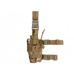 2-Ways Carrying Type Tactical Drop Leg Holster левосторонняя OD, BK, CB, MC [8FIELDS]