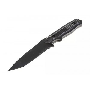 Нож тренировочный 141 Nimravus Tanto (пластик/резина) с ножнами Black