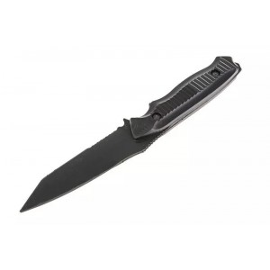 Нож тренировочный 141 Nimravus Tanto (пластик/резина) с ножнами Black