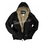 MilTec куртка с капюшоном черная (100 % хлопок) разм. XXL