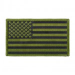 US Flag Big Embroidered Patch - Green [Minotaurtac]