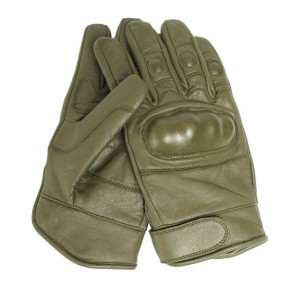 Miltec перчатки кожанные тактические олива размер XL
