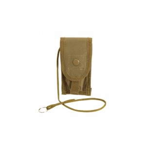 ACM Tactical pouch with sling for knife - coyote