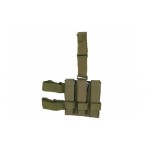 ACM Leg triple pouch for MP5 magazines - olive