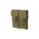 ACM Double pouch for two G36/AK-74 or four M4 magazines – olive