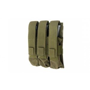 Triple magazine pouch for MP5 type magazines - olive (ACM)