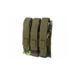 ACM Magazine triple pouch for MP5 Woodland