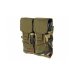 ACM Double pouch for four M4/M16/AK-74 magazines – woodland