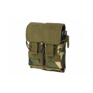 ACM Double pouch for two G36/AK-74 or four M4 magazines – woodland