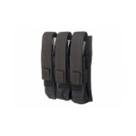 Triple magazine pouch for MP5 type magazines - black (ACM)