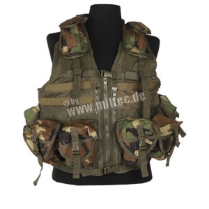 MilTec жилет разгрузочный 8TA Woodland