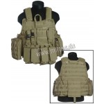 MilTec tactical vest with releasable armour system Olive