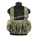 MilTec Chest Rigg AK 6 карманов (Digital Woodland)