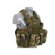 ACM Combat vest with releasable armour system - flecktarn 