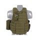 ACM Combat vest with releasable armour system - olive