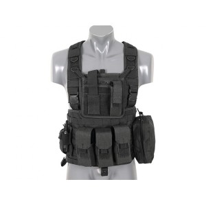 ACM Commando recon chest harness type vest - black