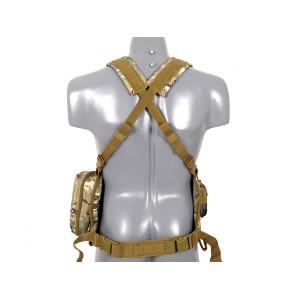 ACM Commando recon chest harness type vest - multicamo