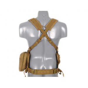ACM Commando recon chest harness type vest - coyote