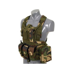ACM Commando recon chest harness type vest - woodland