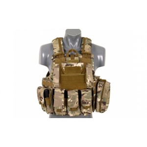 Combat vest with releasable armour system CIRAS мультикам